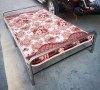 1.2 meters wide-encrypted seamless stainless steel folding bed