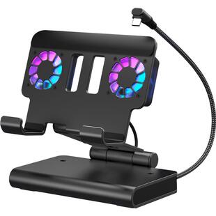 适用Switch2散热底座4K投屏拓展坞NS2双风扇散热底座扩展坞NS2防过热4K@144Hz高刷电视投屏扩展千兆网络