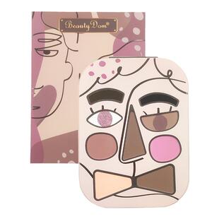 腮红眼影高光修容眉粉彩妆综合盘日常淡妆新手哑光大地色多功能盘