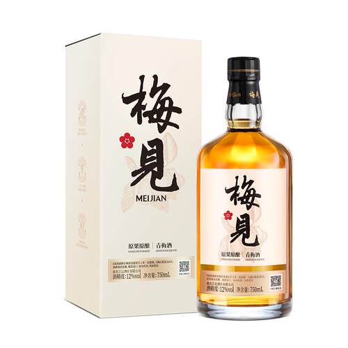梅见原果轻熟青梅酒12度750ml低度酒果酒梅子酒微醺甜酒大瓶酒