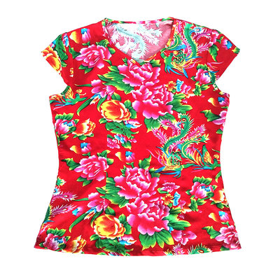 夏季鸡心领上衣短袖t恤修身休闲