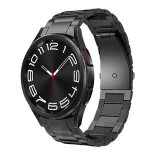 AKGLEADER新款快拆头钛合金手表带适用三星Watch6/7/8 Ultra 43/47/40/44mm手表精钢表带8classic不锈钢腕带