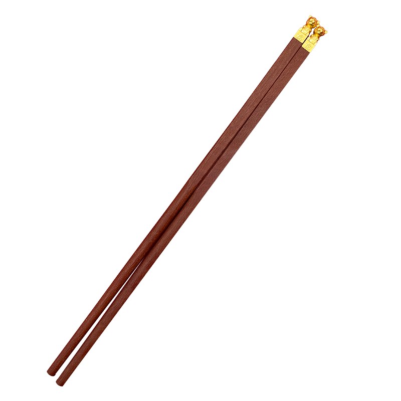 本纳红木十二生肖筷子礼品