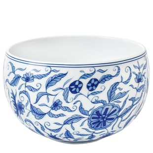 十一窑云汀咖啡杯景德镇青花瓷蛋杯主人杯陶瓷茶杯中式茶具送女士