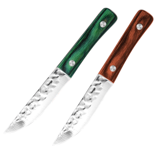 蒙古族手把肉小刀扒刀餐刀锋利吃手切羊肉专用刀高硬度剔骨锻造刀