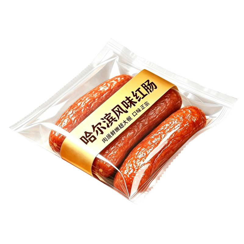 正宗哈尔滨风味红肠！鲜猪肉制作