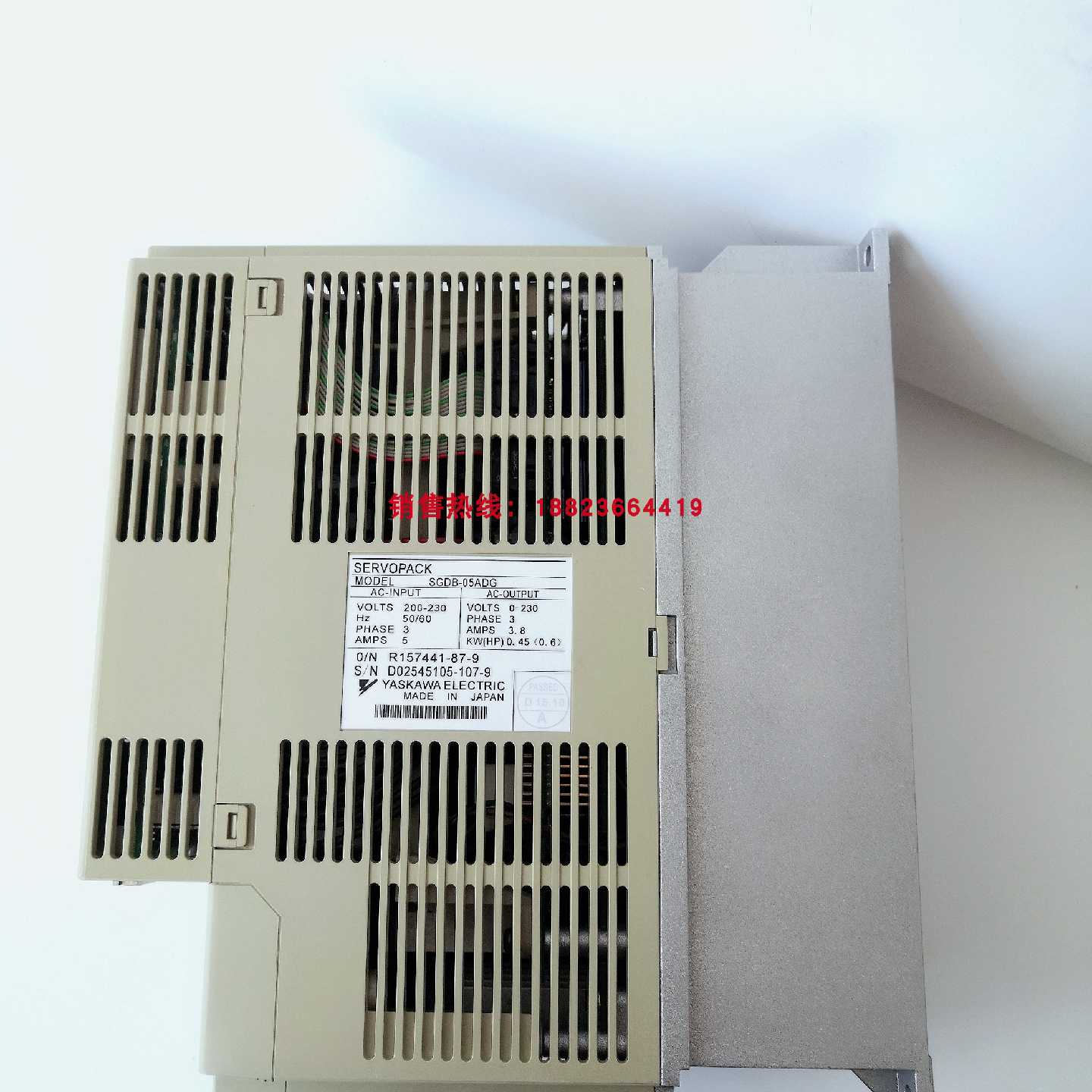议价SGDB-05ADG SGMG-05A2ABC   全新安川伺服 现货包邮 询价 - 实物图