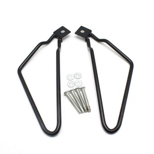 复古摩托车190ss奔达金吉拉300改装通用防磨轮胎边包防护支架支撑