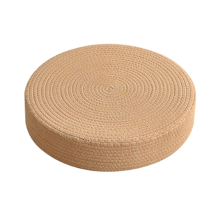 棉绳蒲团坐垫家用地上客厅阳台飘窗加厚圆形中式榻榻米打坐禅修垫