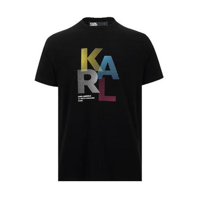 KarlLagerfeld字母logo短袖T恤