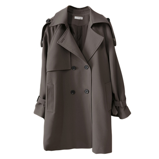 今年流行炸街风衣女中长款2025年新款春秋大码外套高端气质女神范