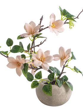 假花仿真花轻奢高级感铁线莲花艺