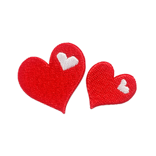 盘丝小仙儿原创刺绣爱心恐龙鸭子彩虹烫布贴衣服包手账diy绣花贴