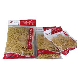 亚信橡皮筋一次性弹力橡胶黄色象牛皮筋耐用财务办公工业用收纳整橡胶皮圈乳胶圈套捆菜