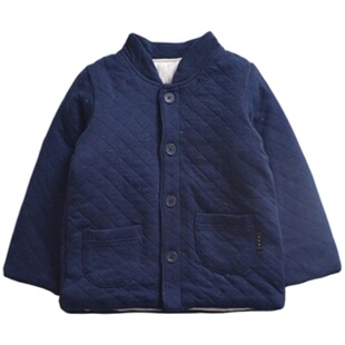 儿童加厚棉袄冬季新款日系立领学生棉衣中大童外套纯棉女童保暖衣