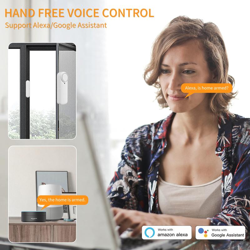 13wifi涂鸦双模喇叭门磁智能传感传感器触发报警器场景防盗联动门