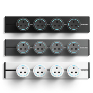 Nalthai华帝斯英标轨道插座排插13A英式国际万能多功能可移动香港