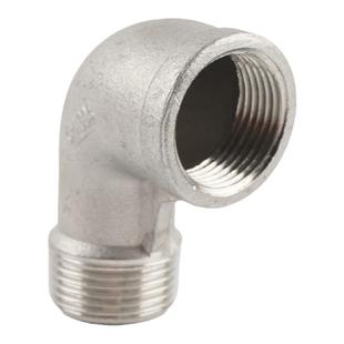 304不锈钢内外丝弯头 直角90度弯头 管道水管配件 4分6分1寸DN20