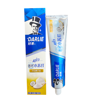 牙膏双重薄荷牙膏超白