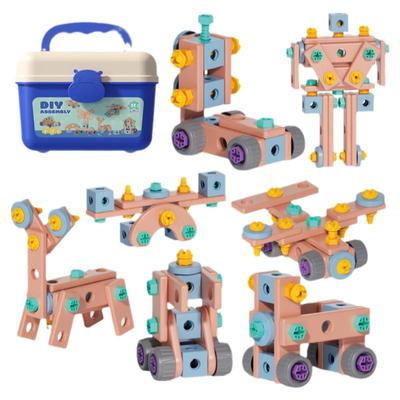 【皇恩优品】女孩工具箱组装玩具