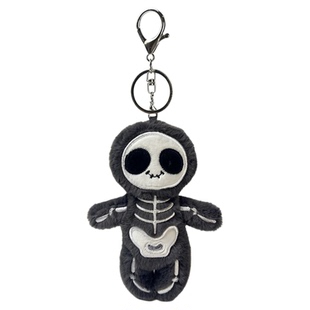 可爱骷髅木乃伊万圣节包包挂件毛绒玩偶公仔挂饰礼物书包挂件礼品