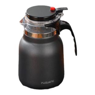 富光飘逸杯泡茶壶新款茶具高端茶水分离杯按压茶壶不锈钢内胆保温