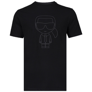 Karl Lagerfeld卡尔·拉格斐老佛爷短袖T恤男士春夏XY特卖