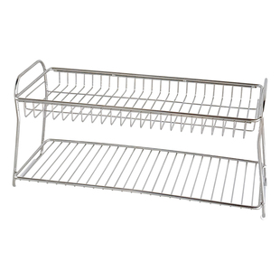 不锈钢置物架收纳架卫生间浴室洗漱台桌面多功能化妆品整理盒架子