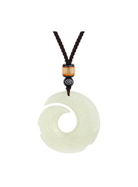 和田玉时来运转吊坠女款