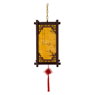 仿古羊皮灯笼户外防水发光塑料新年酒店装饰春节中式客栈茶楼灯笼