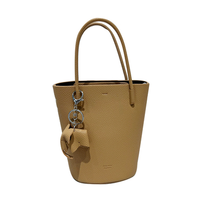 水桶包荔枝纹软皮百搭休闲