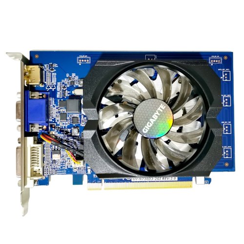 拆机技嘉GT730显卡台式电脑办公高清游戏多屏专业图形卡