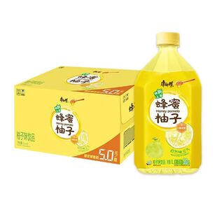 康师傅蜂蜜柚子整箱大瓶1L*4瓶实惠大品牌夏季温润怡人解暑渴饮品