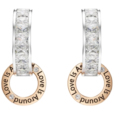 Swarovski/施华洛世奇Connexus系列女士大圈水滴形耳环送礼物