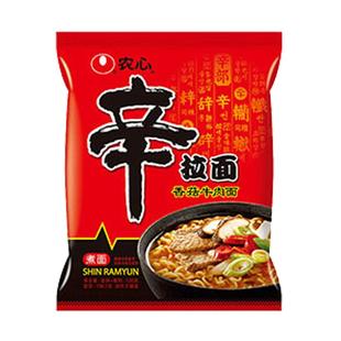 满5袋包邮 韩国农心辛拉面不倒翁金拉面辣白菜泡面海鲜炸酱方便面