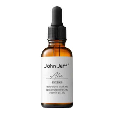 John Jeff 6%复合果酸精华乳糖酸焕肤酸祛角质收缩毛孔