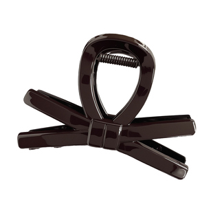 气质蝴蝶结抓夹女发量少高级感2025新款鲨鱼夹中号发夹后脑勺头饰