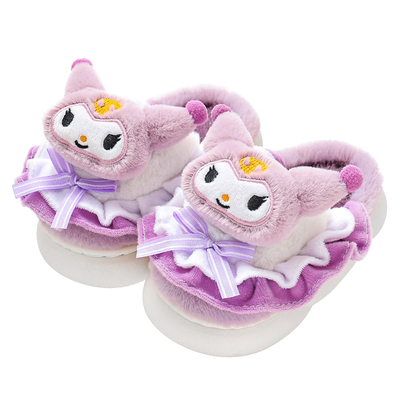2025新款儿童棉拖鞋秋冬季卡通女童公主可爱女孩亲子保暖室内棉鞋