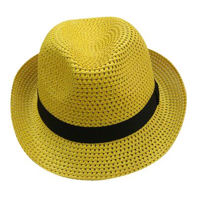卷边礼帽度假时尚女春夏镂空透气