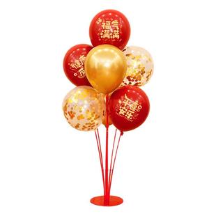 龙宝宝一周岁百日宴气球儿童生日派对满月装饰桌飘地飘场景布置