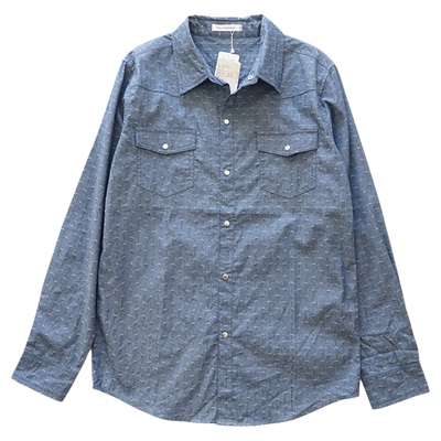 日系纯色男款长袖休闲百搭衬衣