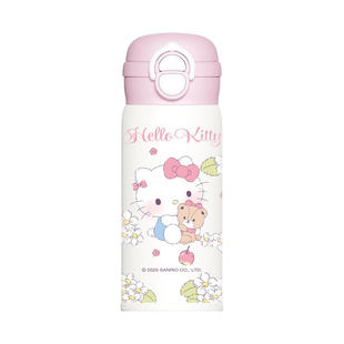 名创优品三丽鸥家族系列乐思双饮便携冷热两用保温杯弹盖吸管两用