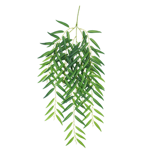 柳叶假柳树枝仿真柳树叶垂柳条壁挂藤条家居舞蹈道具吊挂装饰藤条