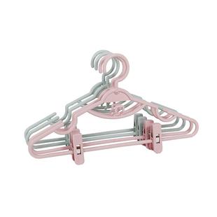 连挂套装衣架带夹子的衣架衣裤一体架汉服衣挂无痕衣服架子jk裙夹