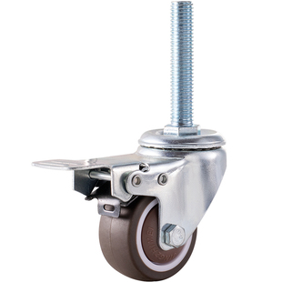 适用宜家奥勒夫阿迪斯桌腿万向轮膨胀脚轮静音刹车轮2寸