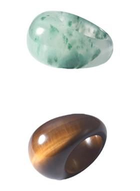 REJOVRI天然虎睛石戒指设计感