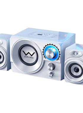 电脑专用木质2.1重低音炮