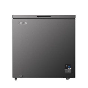 美菱冰柜200升家用小型冷柜商用冷藏冷冻两用电控一级卧式冰柜-40