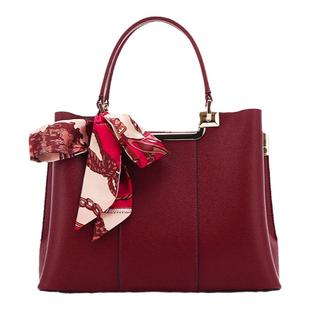 红蜻蜓女士手提包新款大气婚礼妈妈婆婆红色手拎包通勤单肩斜挎包