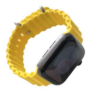 适于苹果手表带Applewatch98液态硅胶运动海洋s10表带iwatch76se2